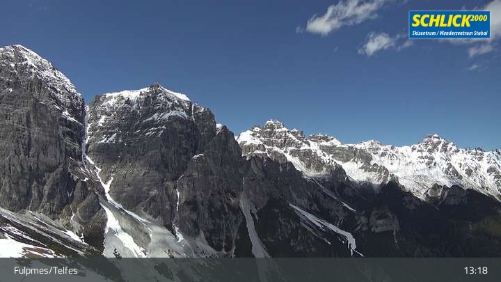 Archiv Foto Webcam Mitterjoch in Fulpmes (Schlick 2000)