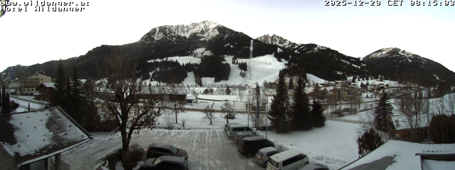 Archiv Foto Webcam Hotel Wildanger - Zöblen