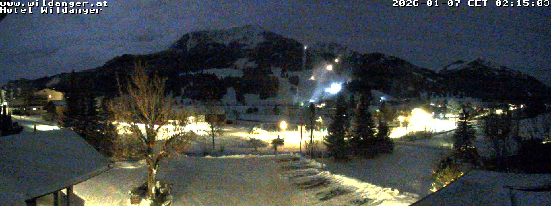 Archiv Foto Webcam Hotel Wildanger - Zöblen