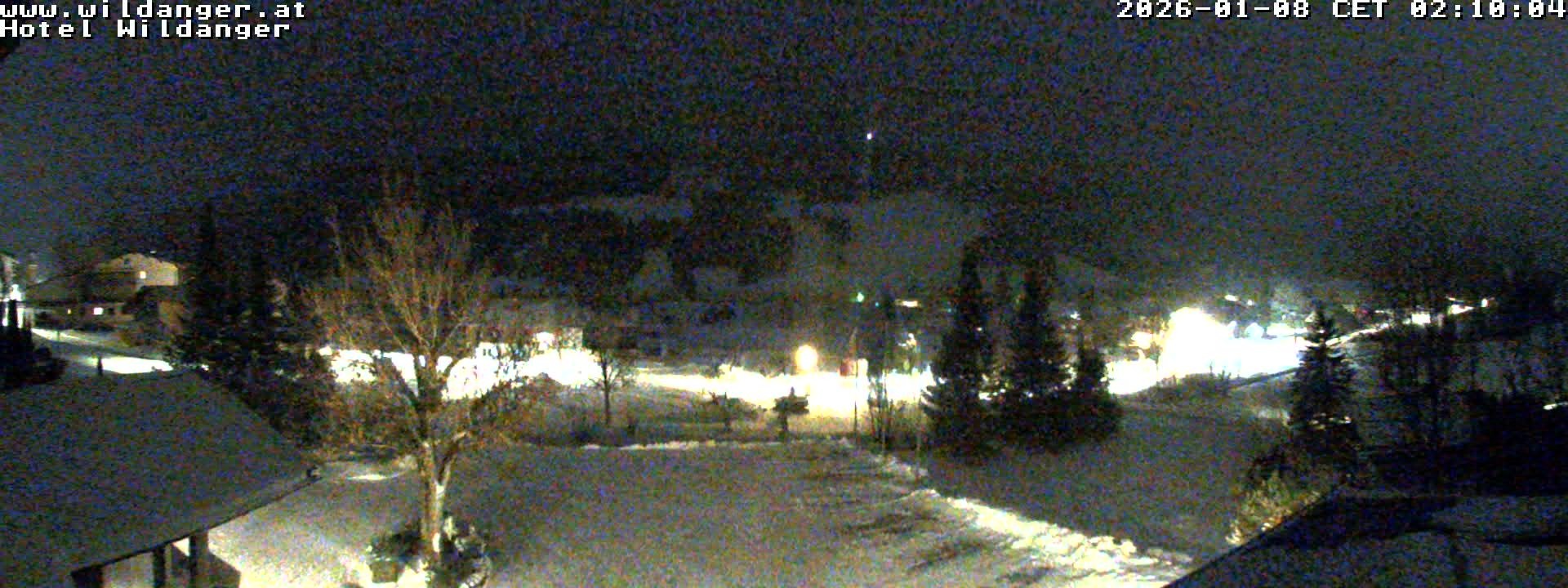 Archiv Foto Webcam Hotel Wildanger - Zöblen