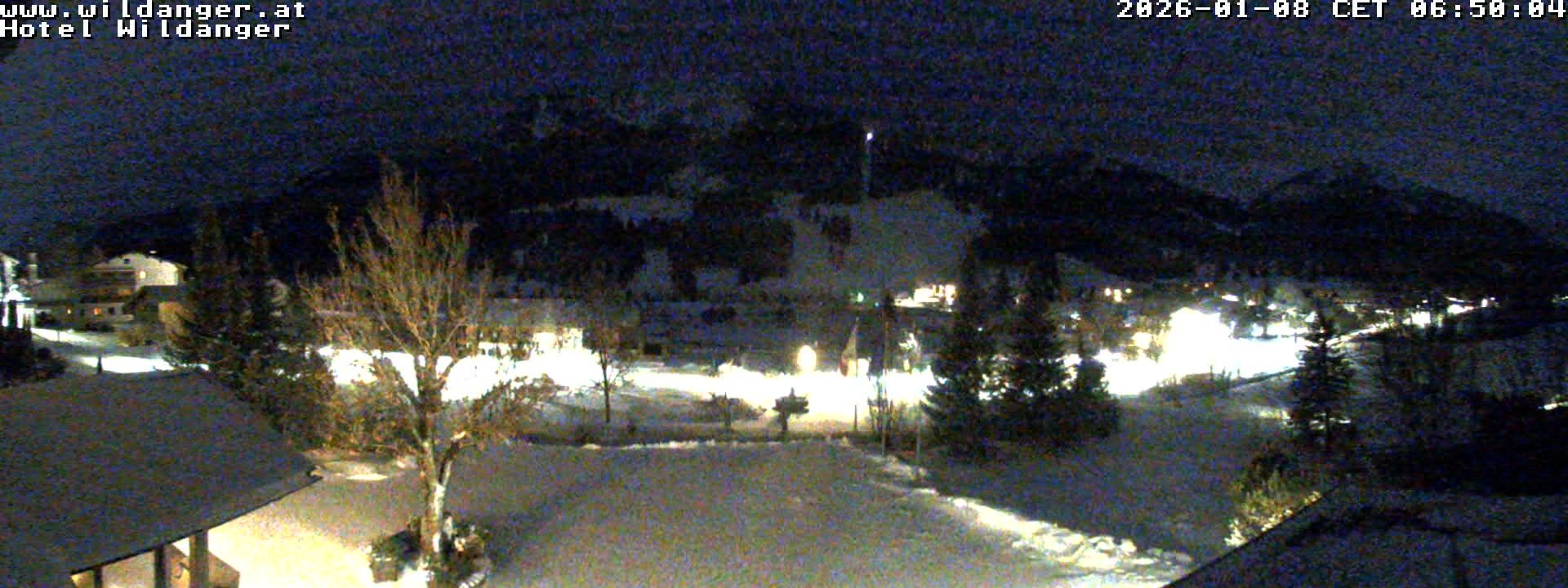 Archiv Foto Webcam Hotel Wildanger - Zöblen