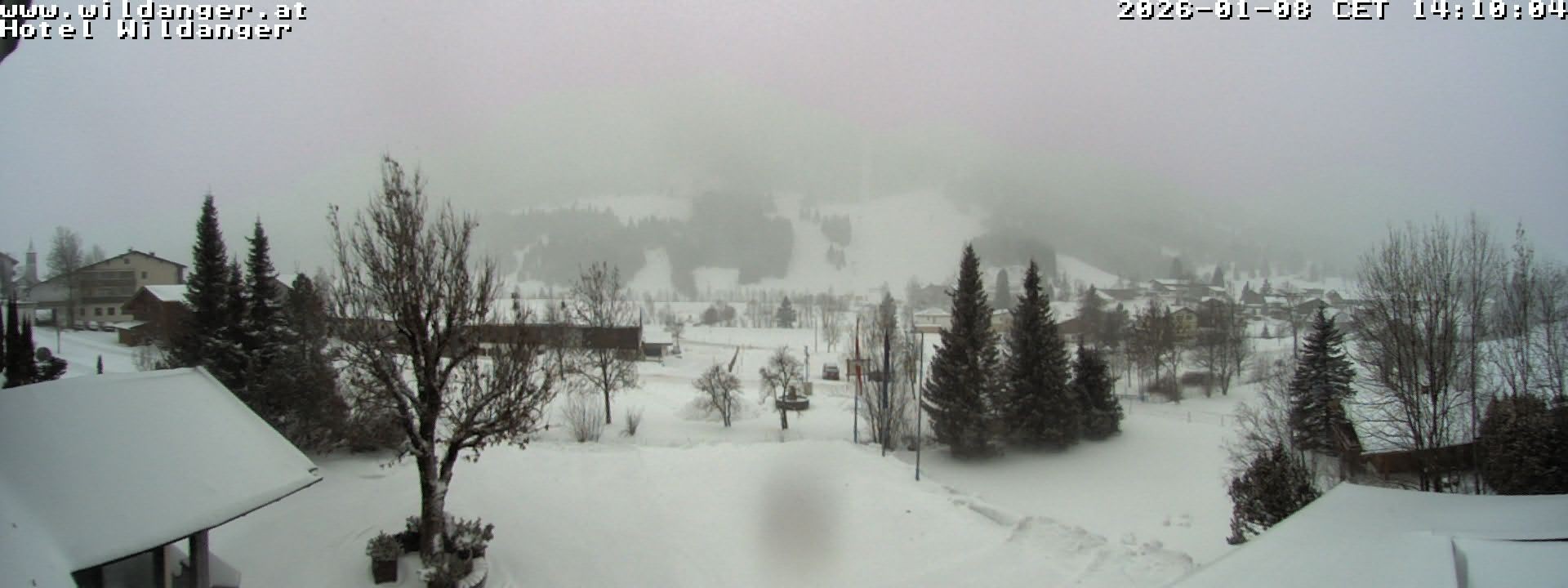 Archiv Foto Webcam Hotel Wildanger - Zöblen