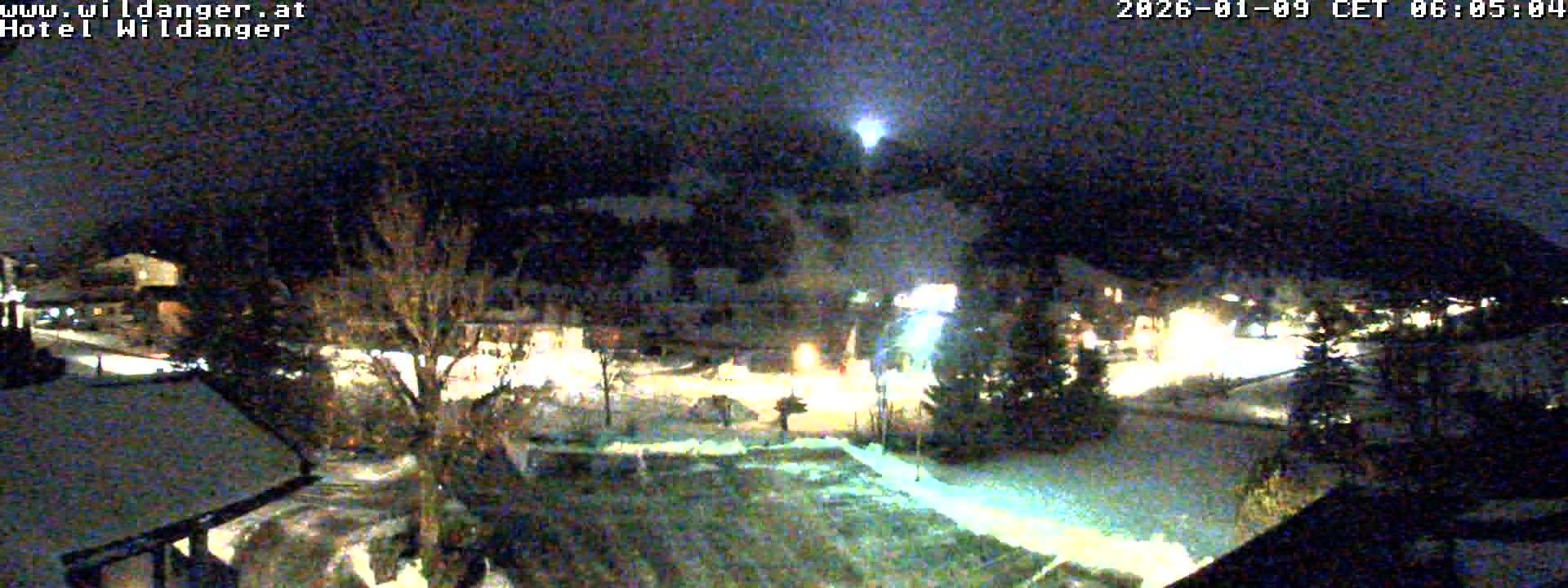Archiv Foto Webcam Hotel Wildanger - Zöblen