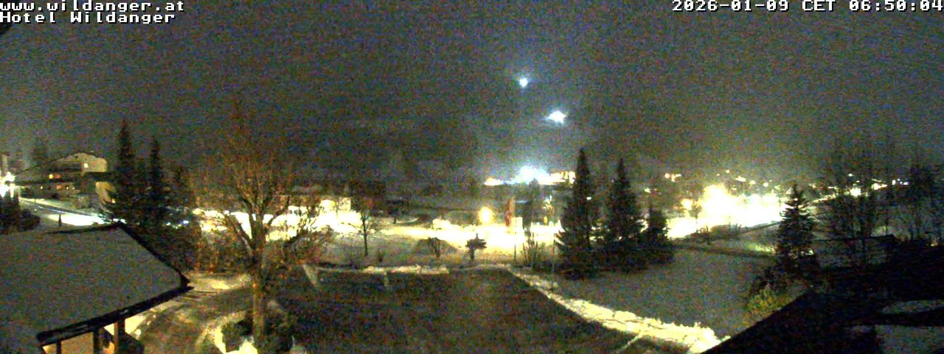 Archiv Foto Webcam Hotel Wildanger - Zöblen