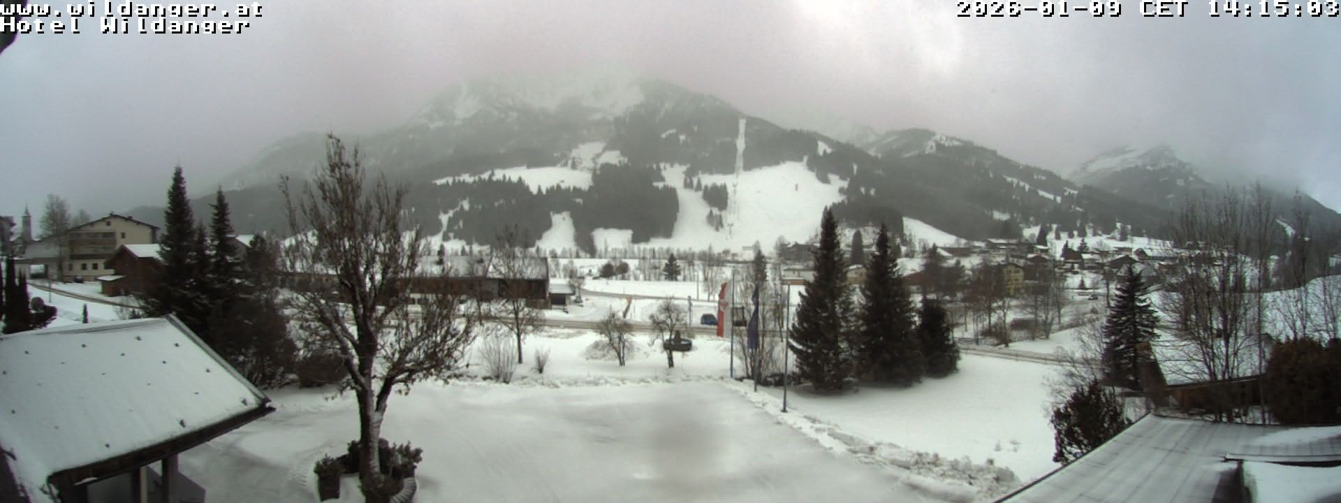 Archiv Foto Webcam Hotel Wildanger - Zöblen