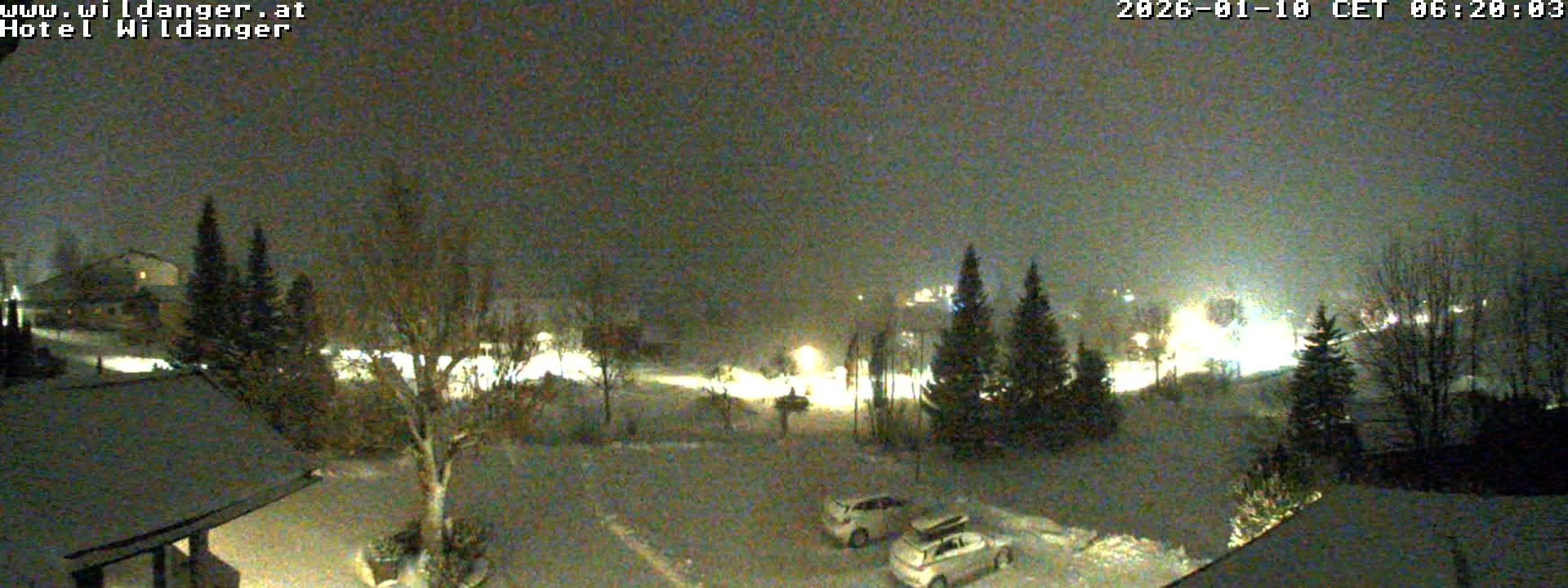 Archiv Foto Webcam Hotel Wildanger - Zöblen