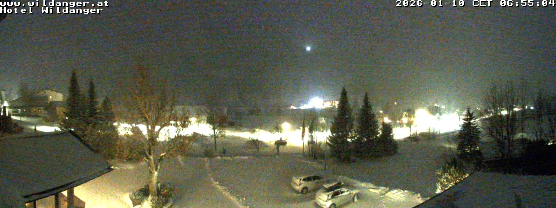 Archiv Foto Webcam Hotel Wildanger - Zöblen