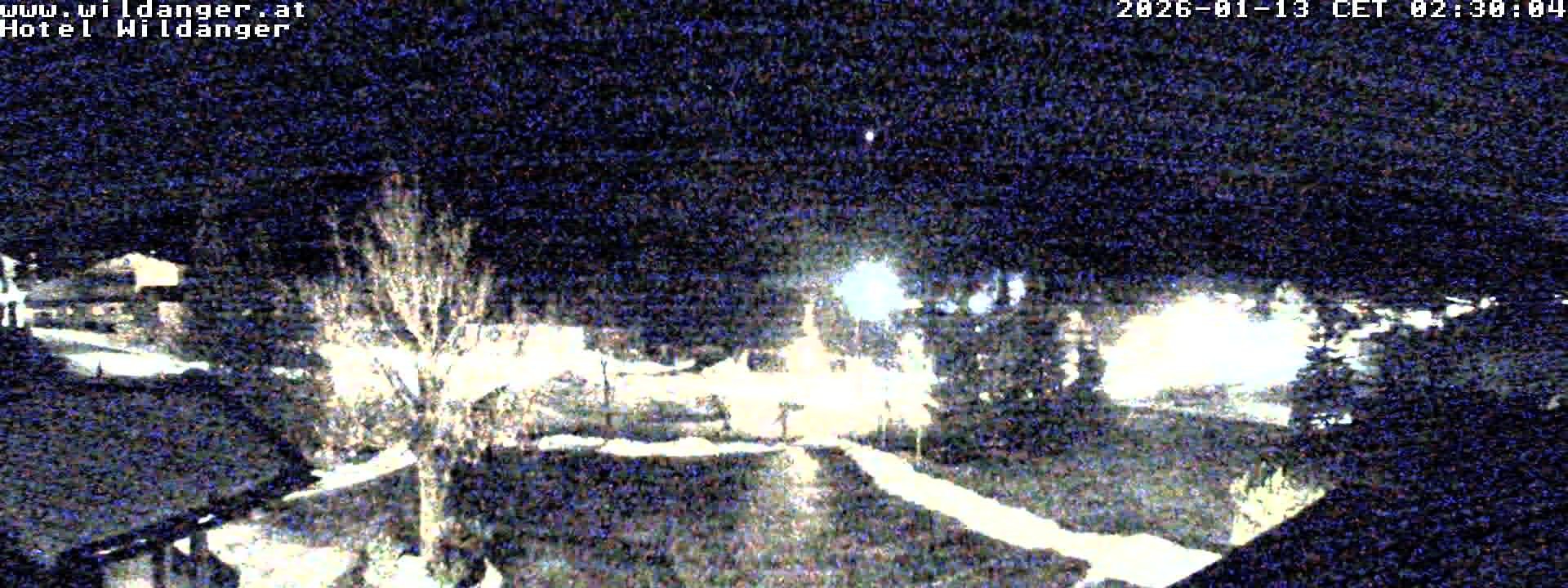 Archived image Webcam Hotel Wildanger - Zöblen