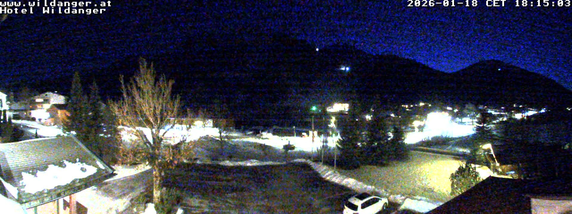 Archiv Foto Webcam Hotel Wildanger - Zöblen