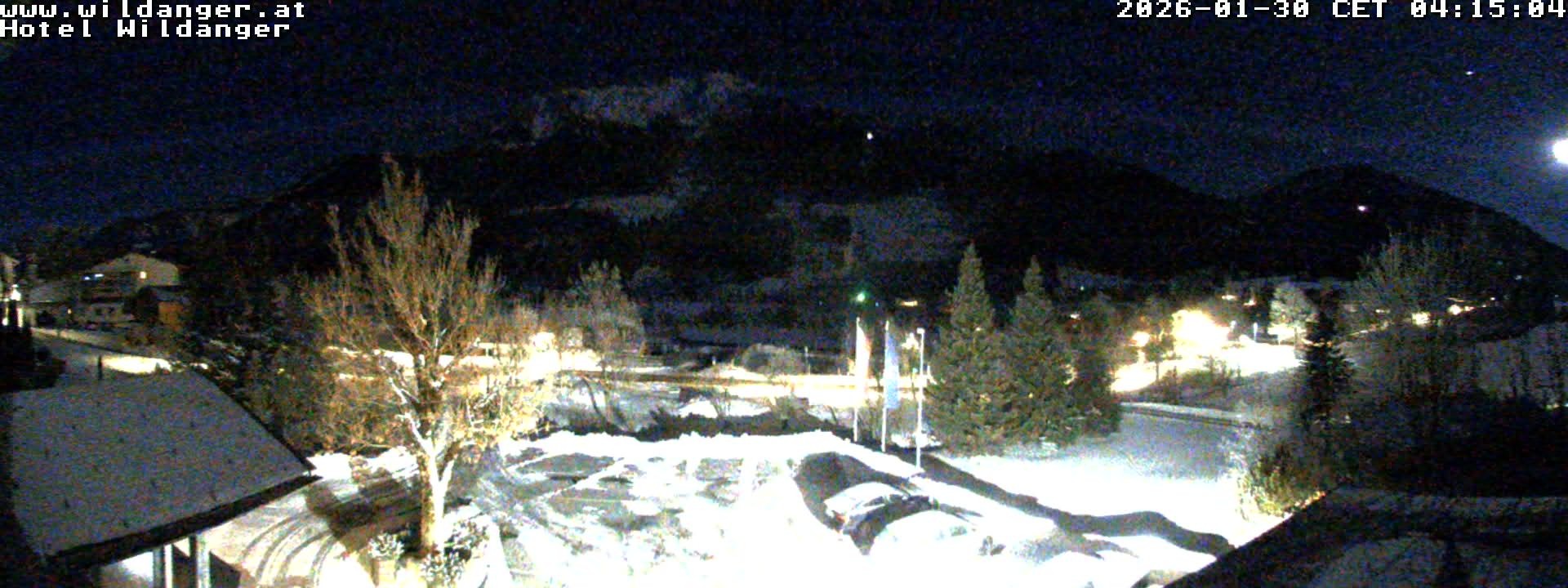 Archiv Foto Webcam Hotel Wildanger - Zöblen