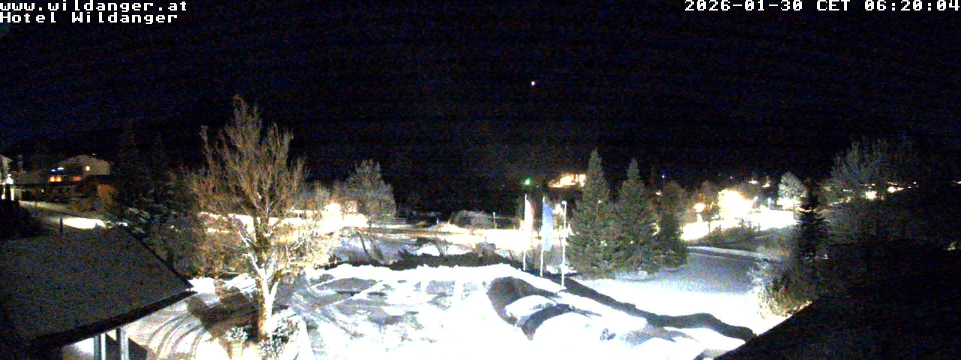 Archiv Foto Webcam Hotel Wildanger - Zöblen