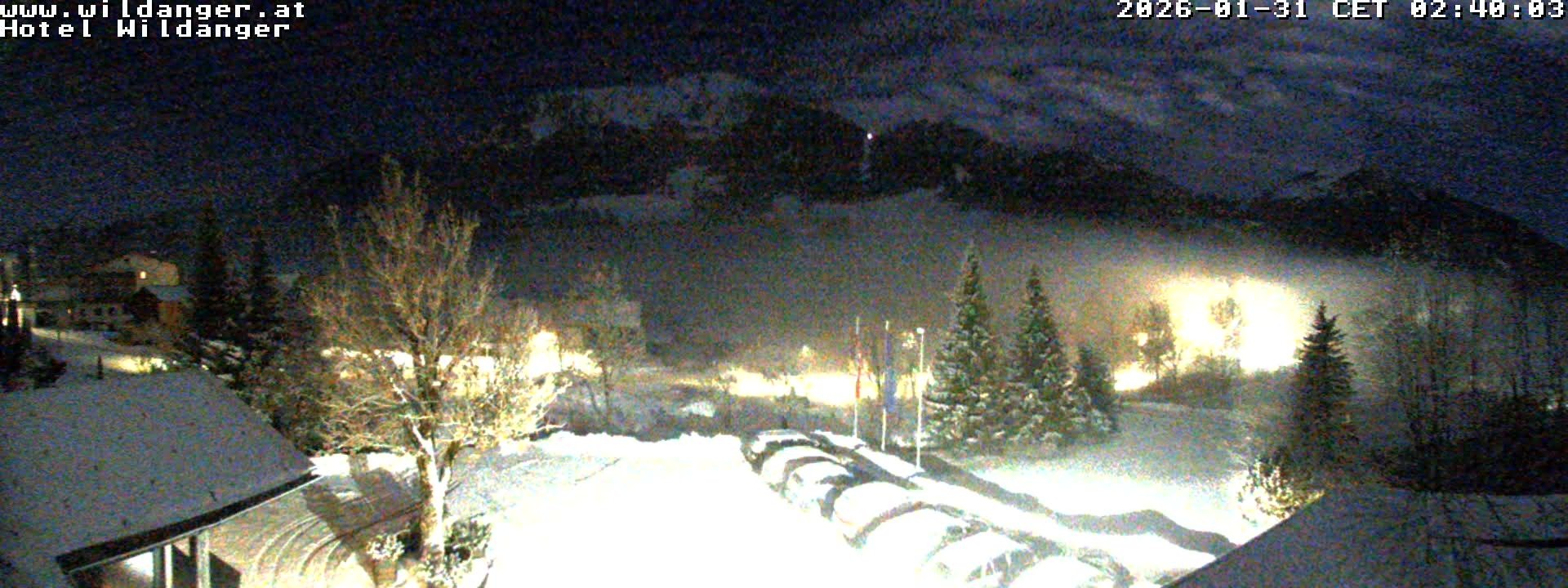 Archiv Foto Webcam Hotel Wildanger - Zöblen