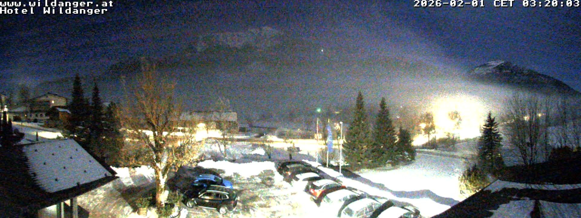 Archiv Foto Webcam Hotel Wildanger - Zöblen