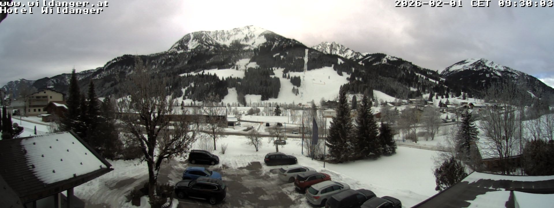 Archiv Foto Webcam Hotel Wildanger - Zöblen