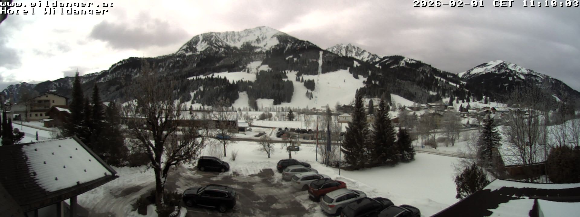 Archiv Foto Webcam Hotel Wildanger - Zöblen