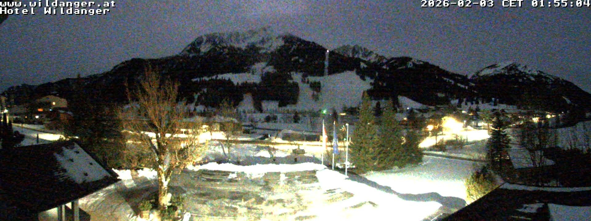 Archiv Foto Webcam Hotel Wildanger - Zöblen