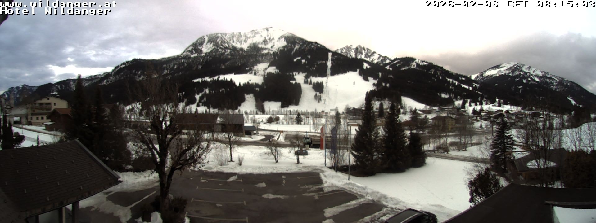 Archiv Foto Webcam Hotel Wildanger - Zöblen