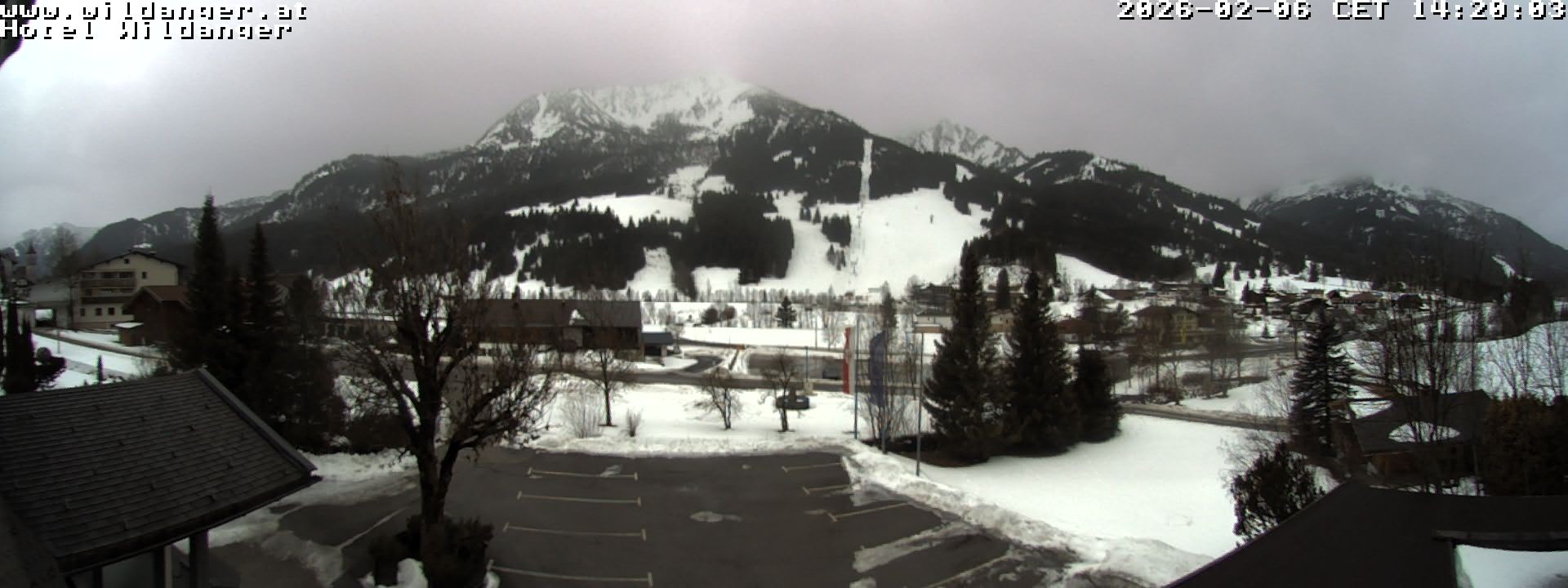 Archiv Foto Webcam Hotel Wildanger - Zöblen