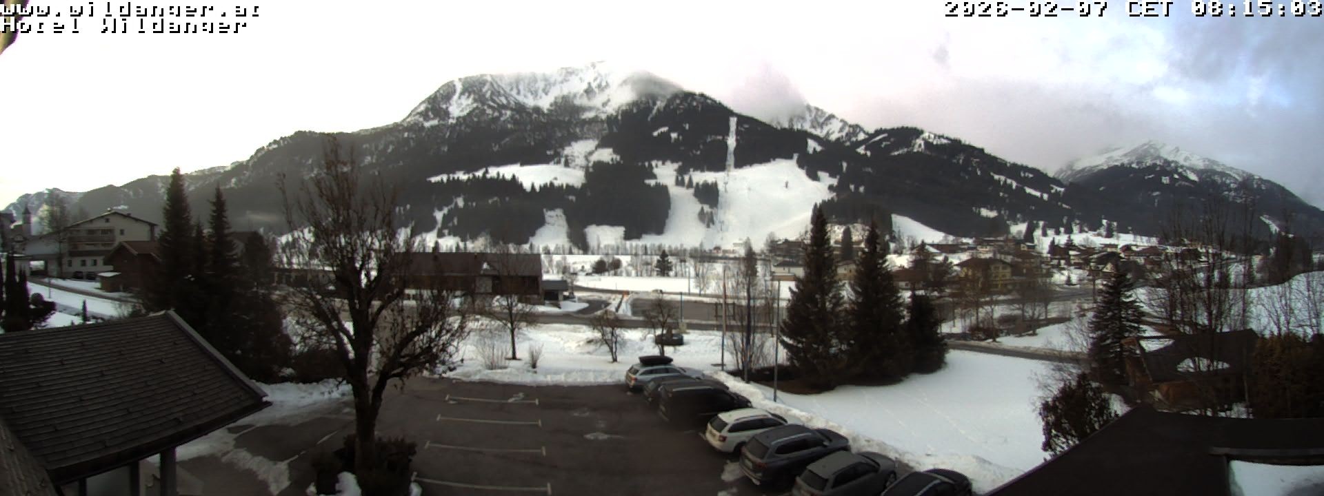 Archiv Foto Webcam Hotel Wildanger - Zöblen