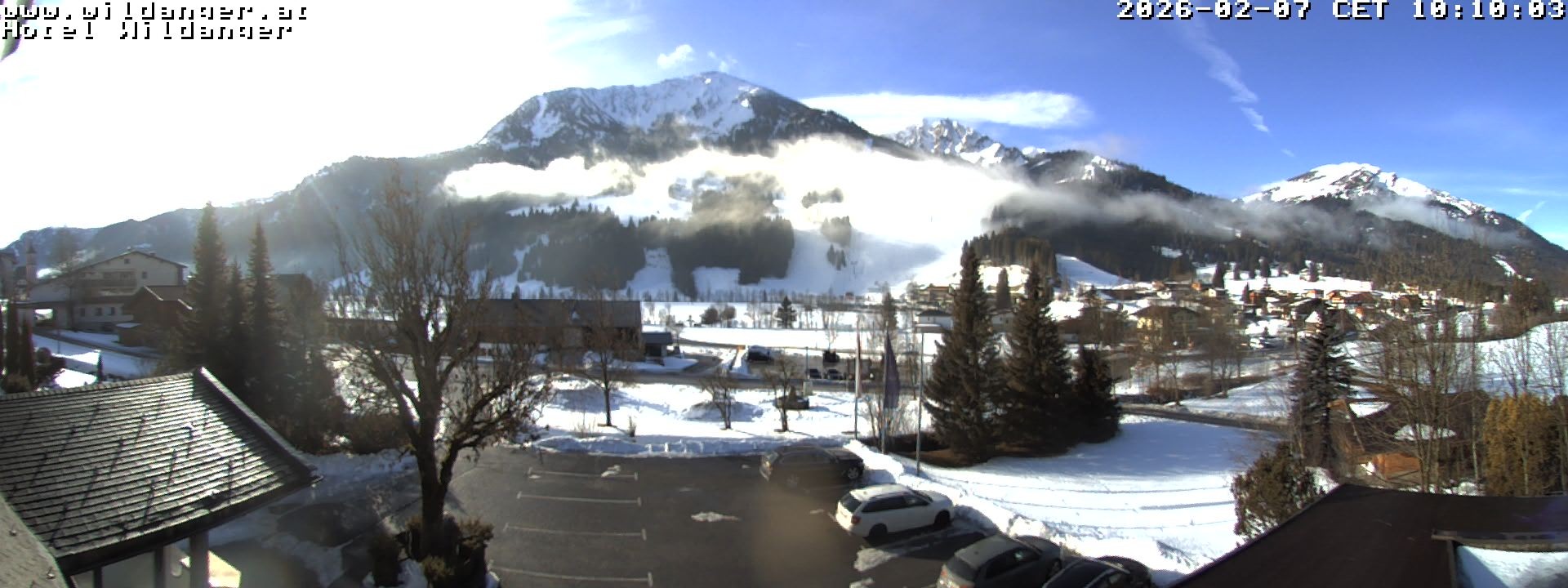 Archiv Foto Webcam Hotel Wildanger - Zöblen