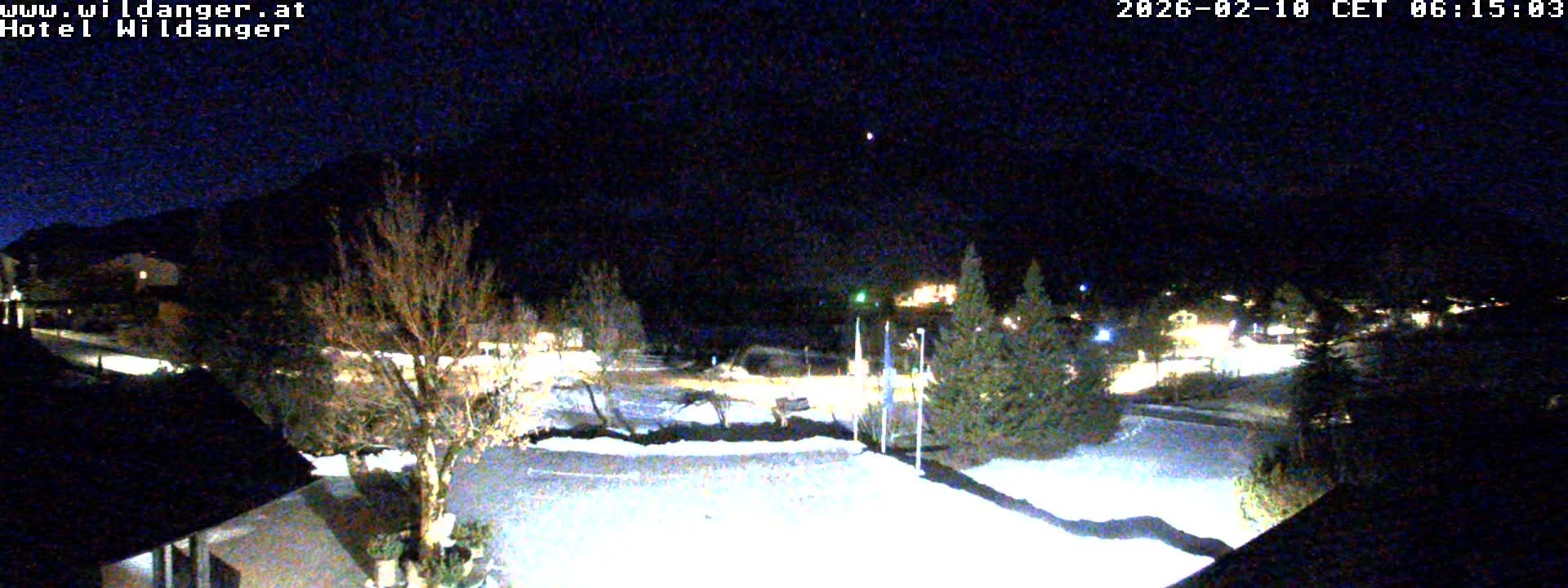 Archiv Foto Webcam Hotel Wildanger - Zöblen