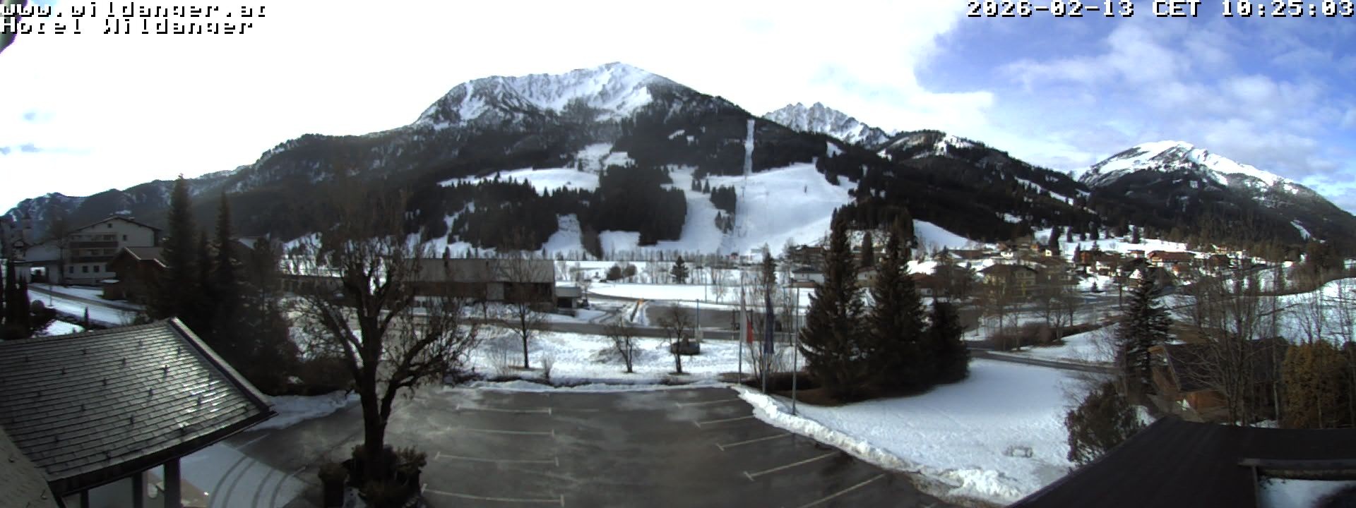 Archiv Foto Webcam Hotel Wildanger - Zöblen