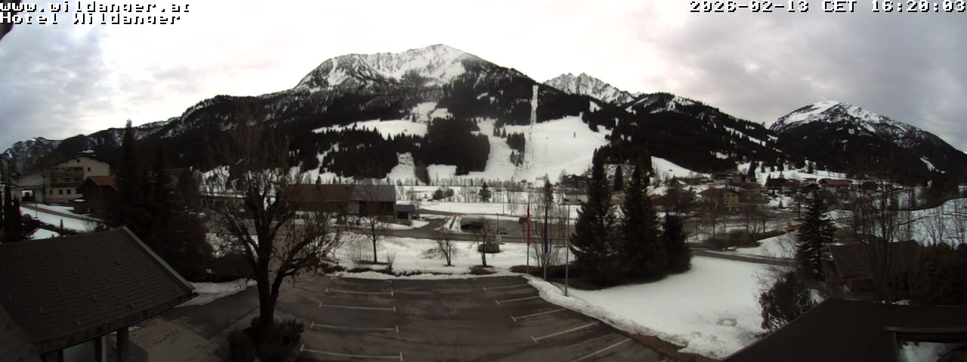 Archiv Foto Webcam Hotel Wildanger - Zöblen