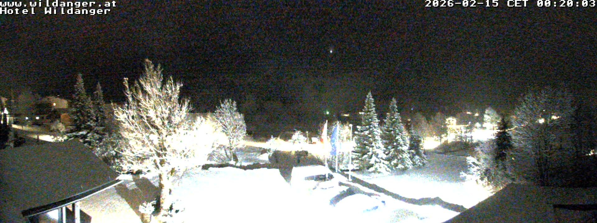 Archiv Foto Webcam Hotel Wildanger - Zöblen