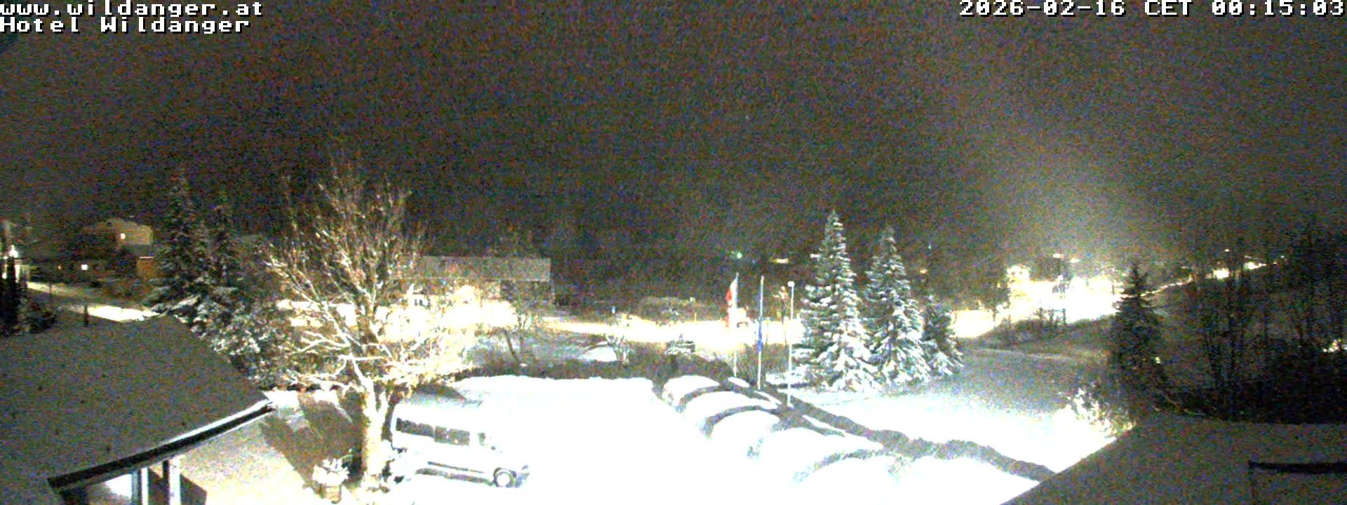 Archiv Foto Webcam Hotel Wildanger - Zöblen