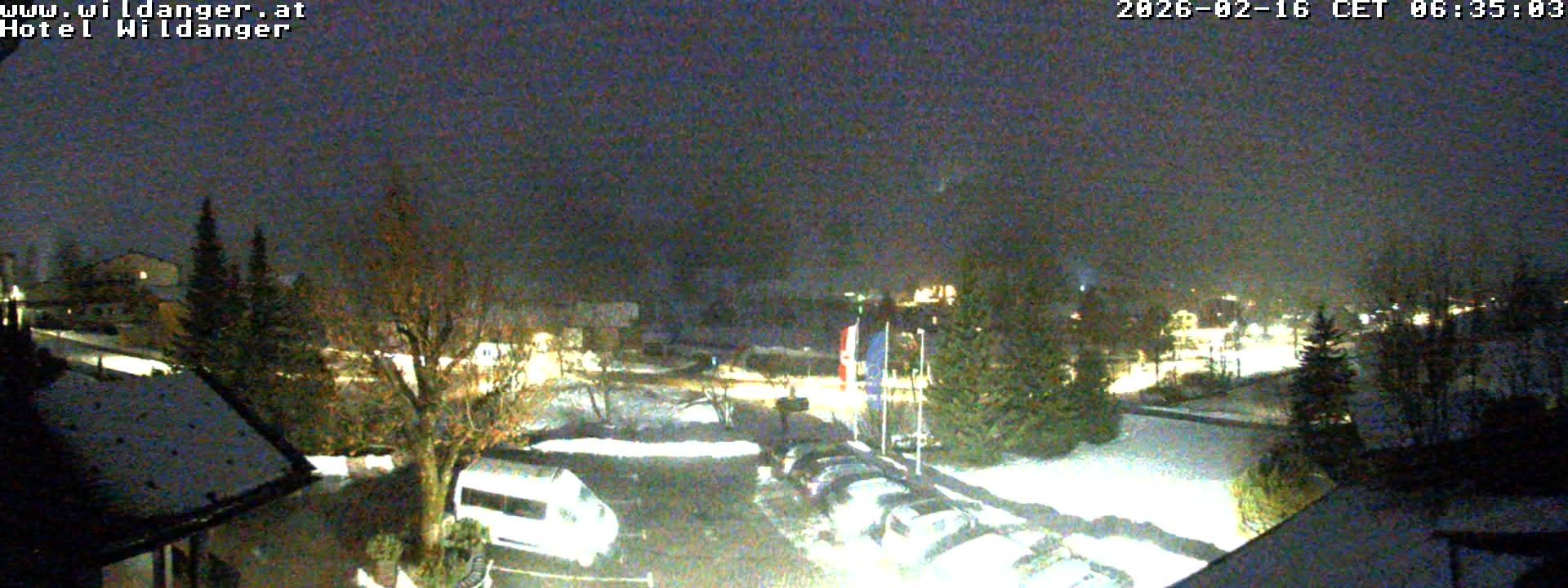 Archiv Foto Webcam Hotel Wildanger - Zöblen