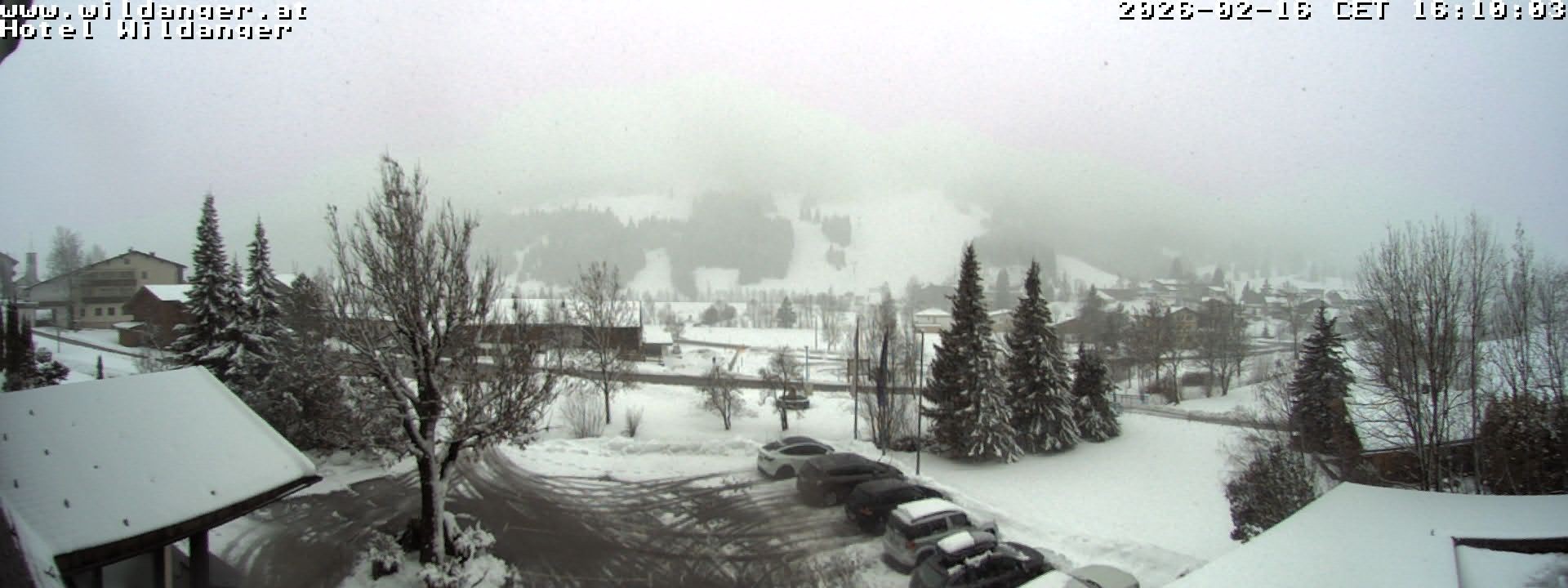 Archiv Foto Webcam Hotel Wildanger - Zöblen