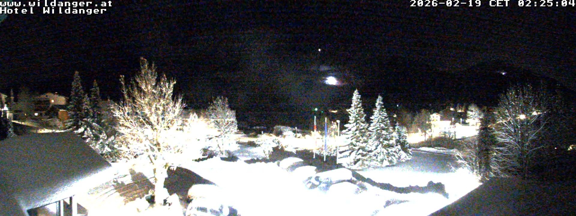 Archiv Foto Webcam Hotel Wildanger - Zöblen