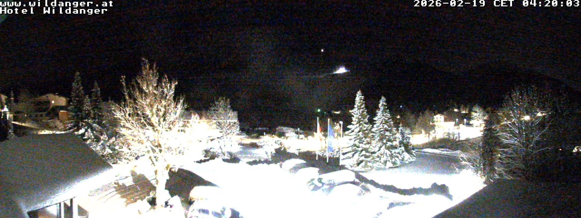 Archiv Foto Webcam Hotel Wildanger - Zöblen