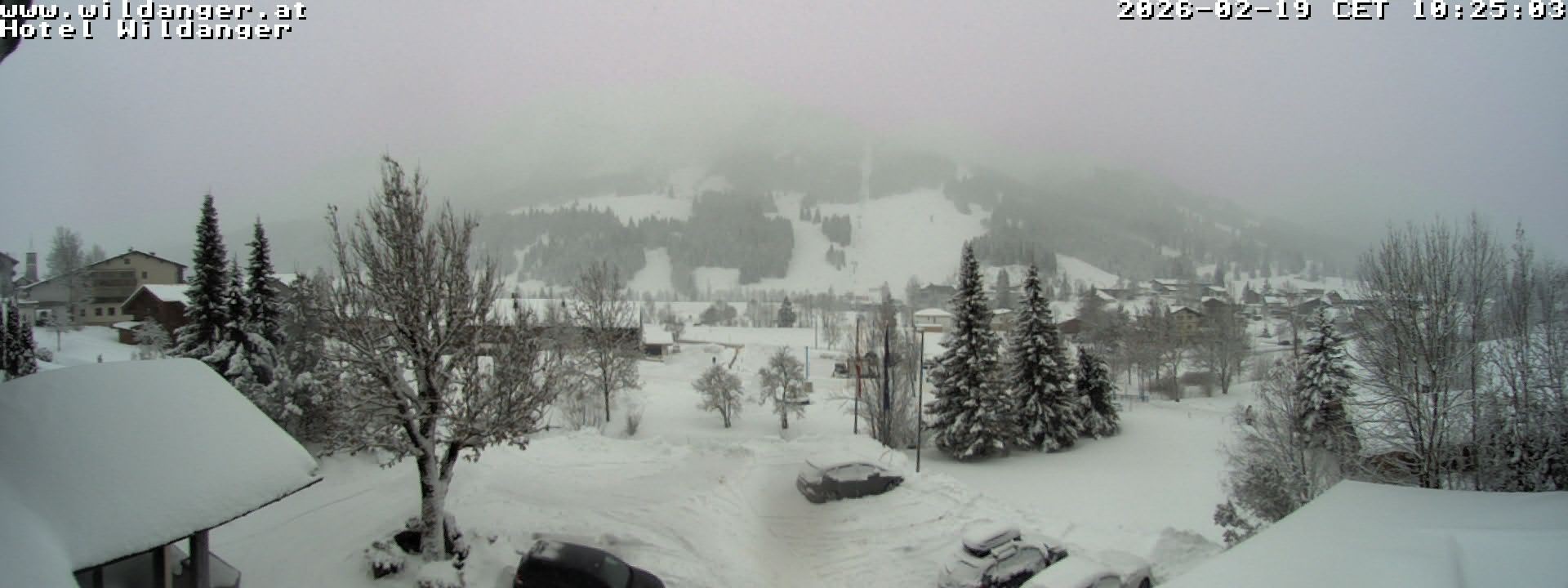 Archiv Foto Webcam Hotel Wildanger - Zöblen