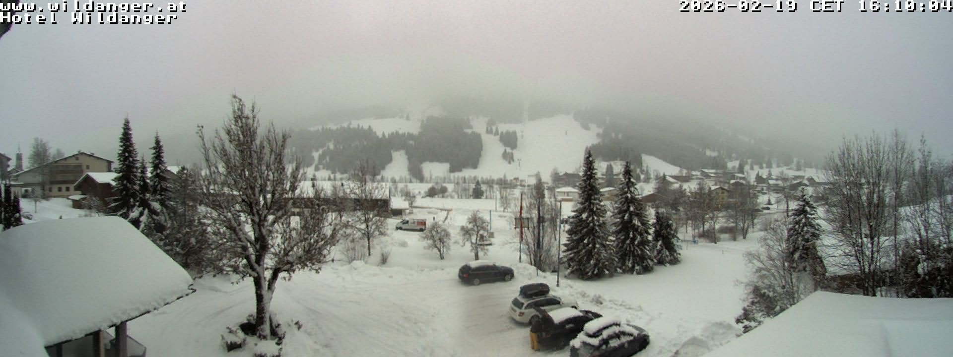Archiv Foto Webcam Hotel Wildanger - Zöblen