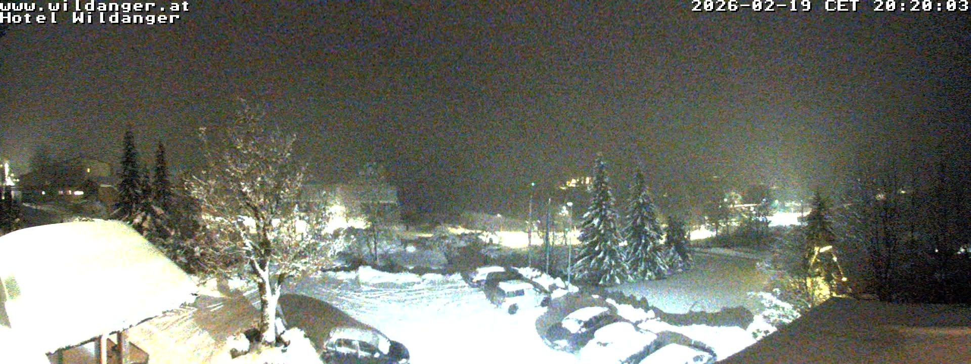 Archiv Foto Webcam Hotel Wildanger - Zöblen
