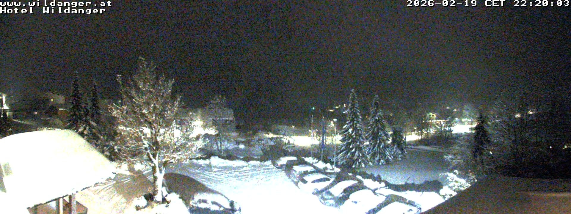 Archiv Foto Webcam Hotel Wildanger - Zöblen