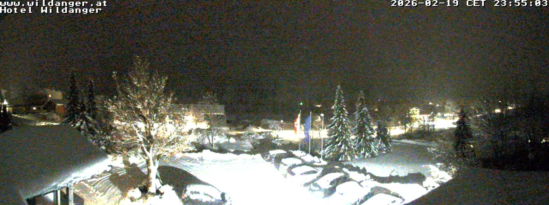 Archiv Foto Webcam Hotel Wildanger - Zöblen