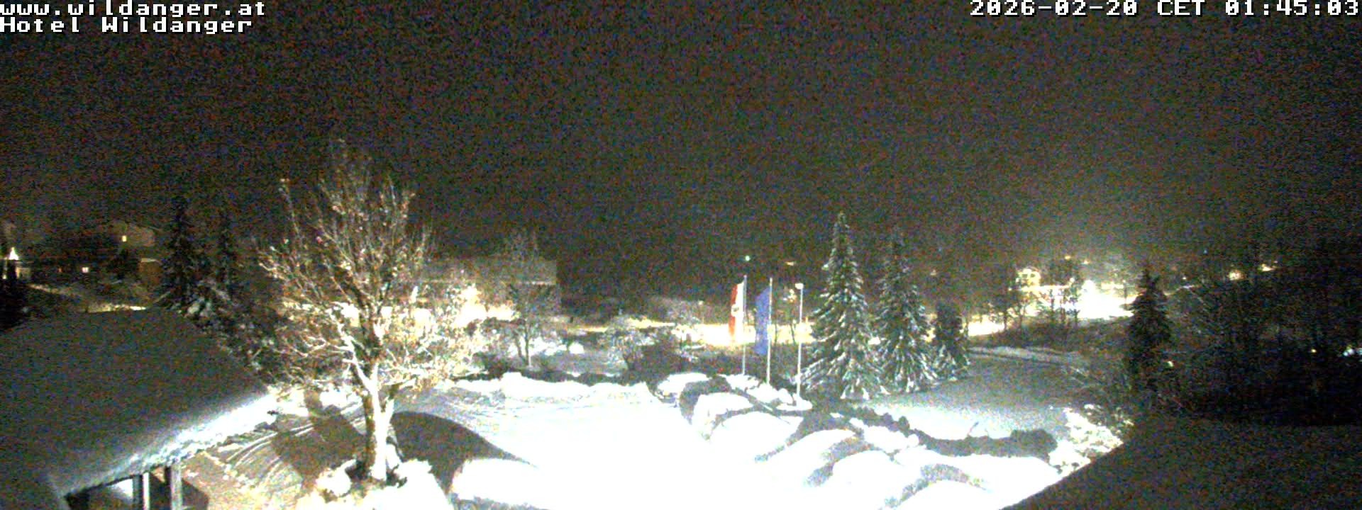 Archiv Foto Webcam Hotel Wildanger - Zöblen