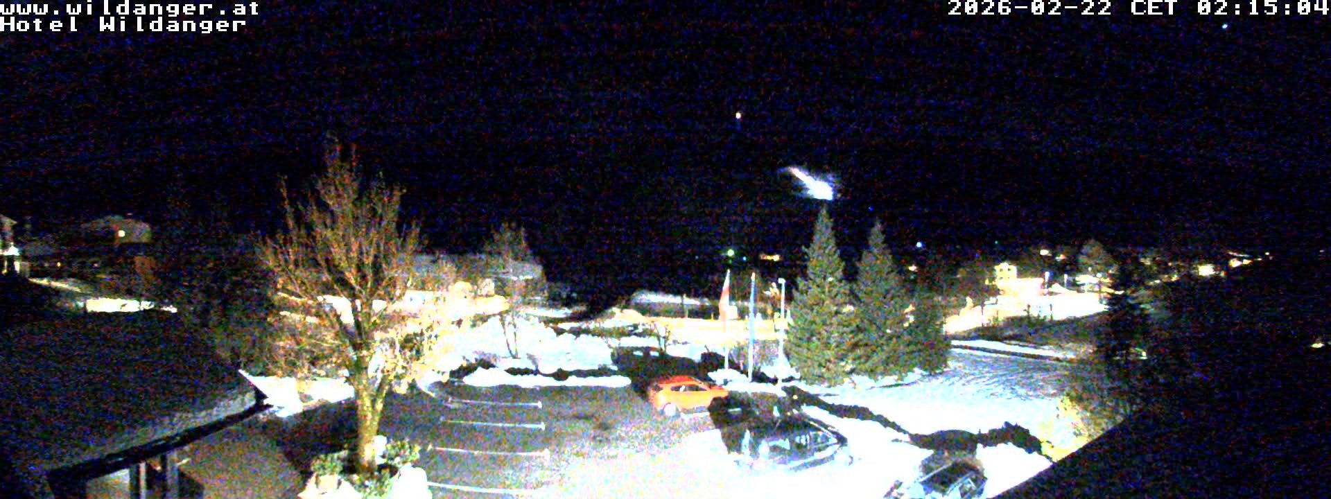 Archiv Foto Webcam Hotel Wildanger - Zöblen