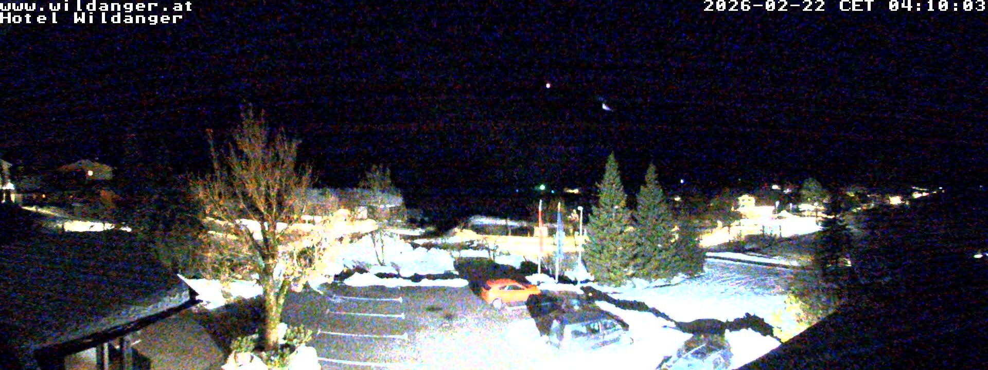 Archiv Foto Webcam Hotel Wildanger - Zöblen