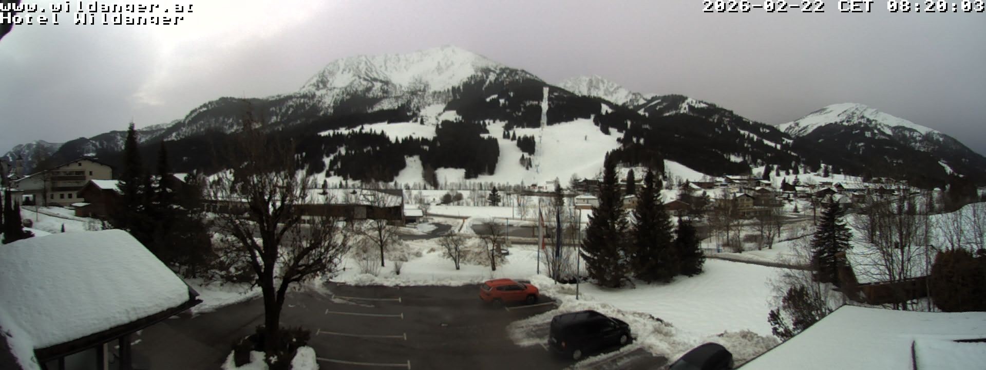 Archiv Foto Webcam Hotel Wildanger - Zöblen
