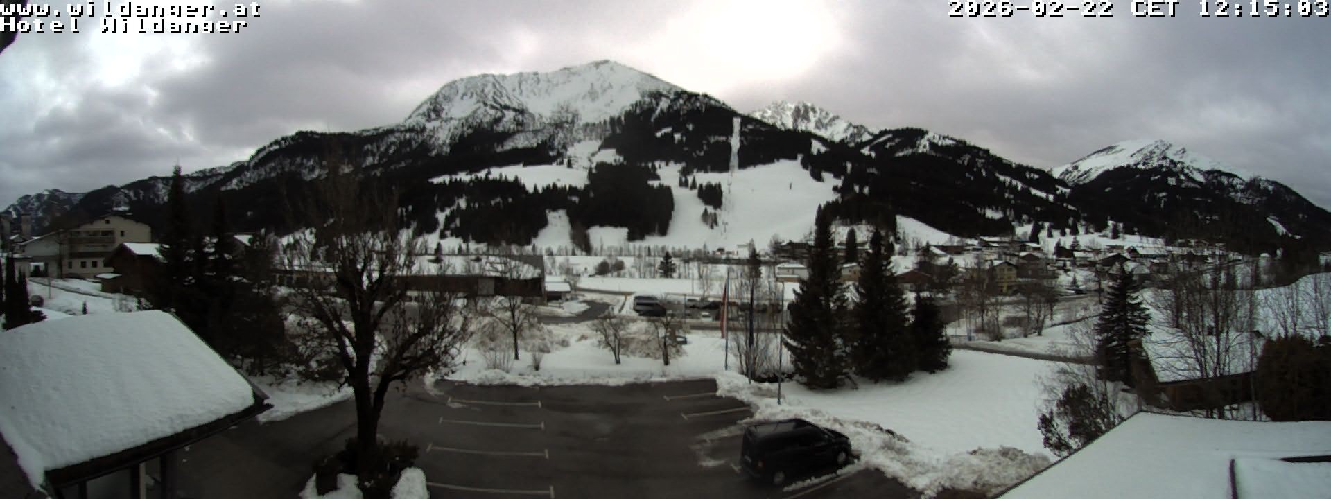 Archiv Foto Webcam Hotel Wildanger - Zöblen