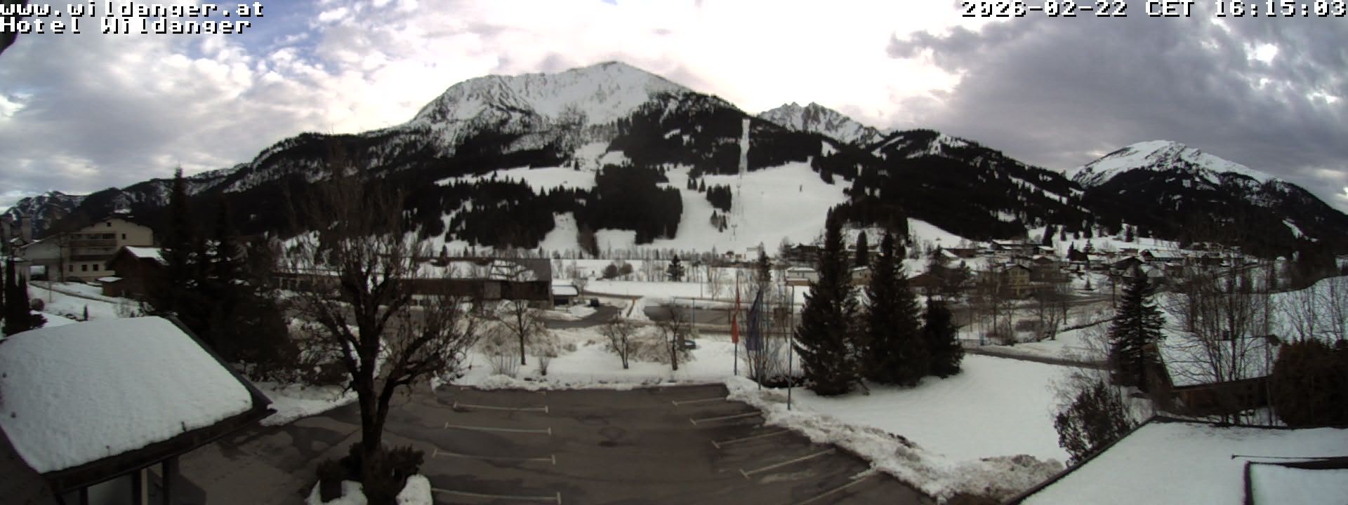 Archiv Foto Webcam Hotel Wildanger - Zöblen