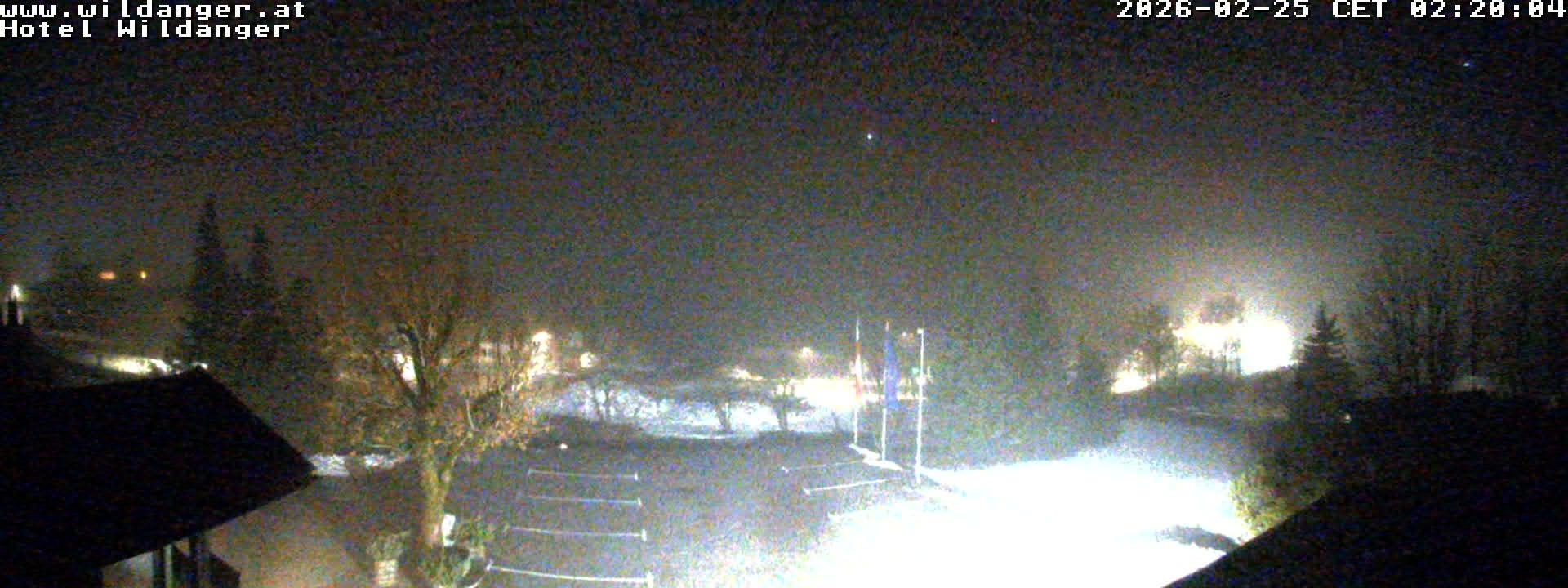 Archiv Foto Webcam Hotel Wildanger - Zöblen