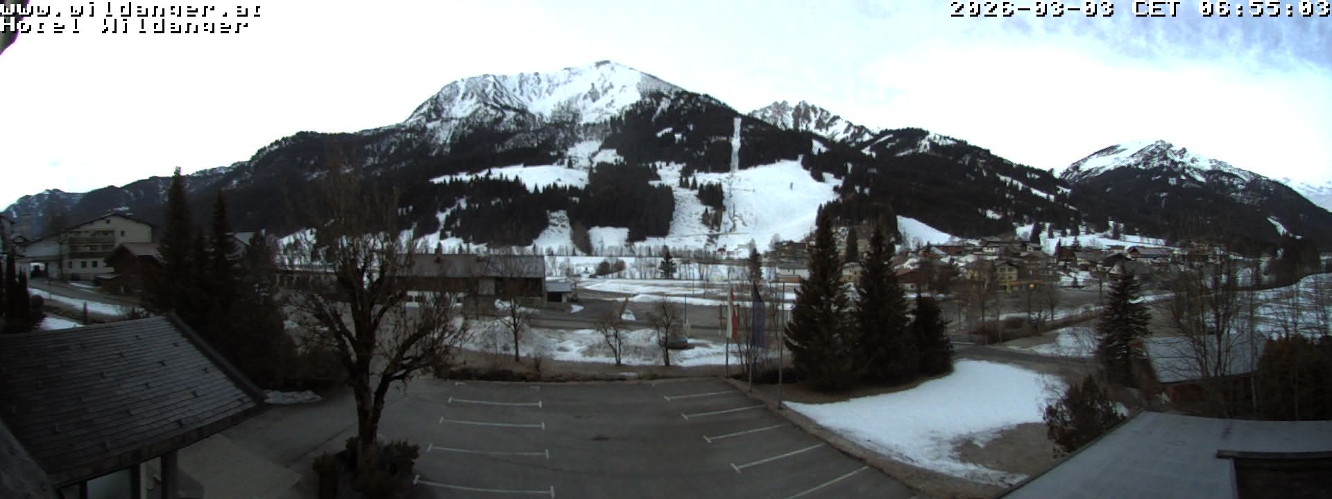 Archiv Foto Webcam Hotel Wildanger - Zöblen