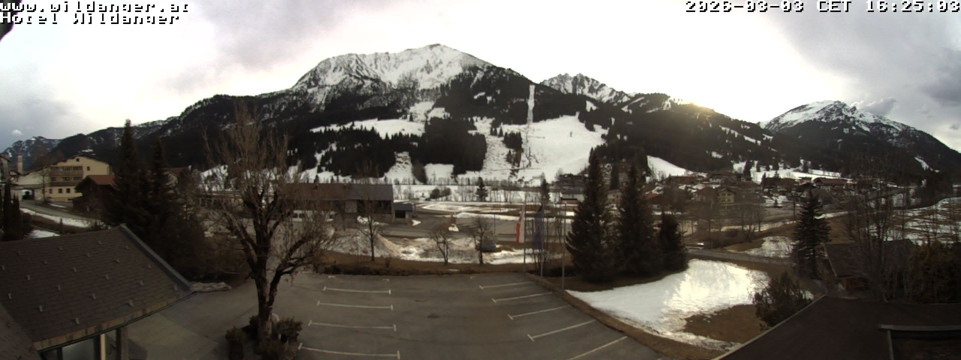 Archiv Foto Webcam Hotel Wildanger - Zöblen