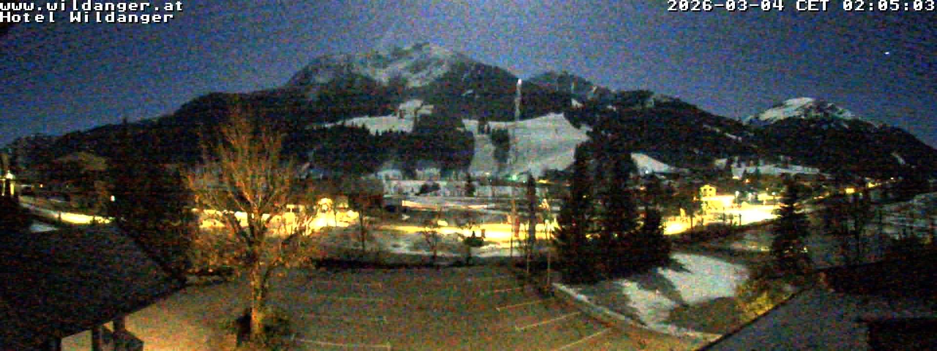 Archiv Foto Webcam Hotel Wildanger - Zöblen