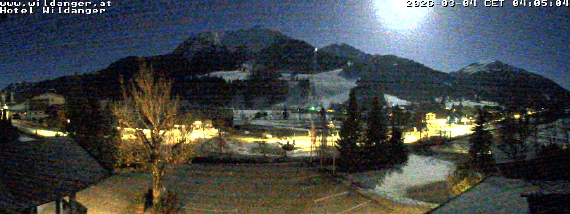 Archiv Foto Webcam Hotel Wildanger - Zöblen