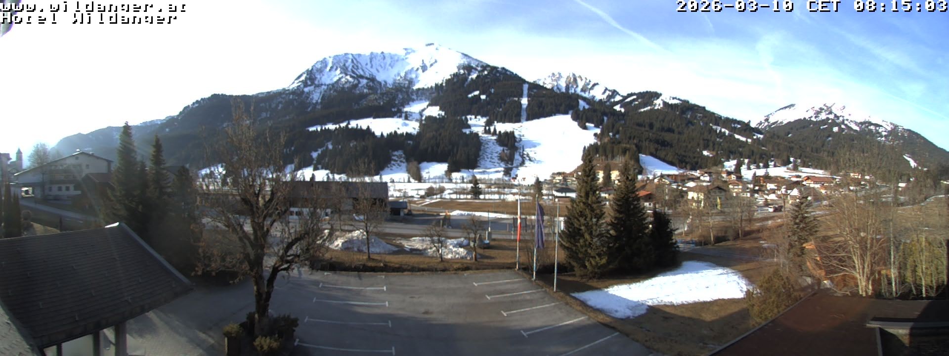 Archiv Foto Webcam Hotel Wildanger - Zöblen